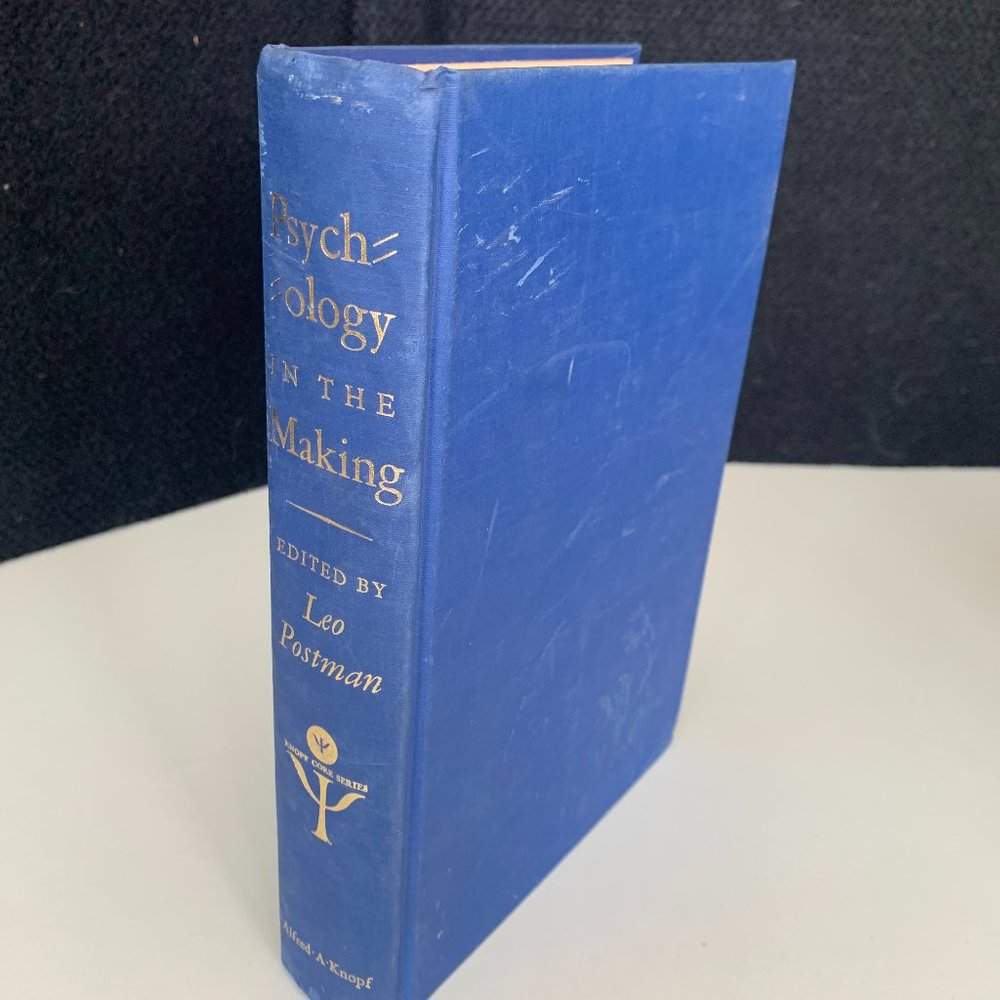 Leo Postman / Psychology in the Making Histories of Selected Research 1963 Knopf
